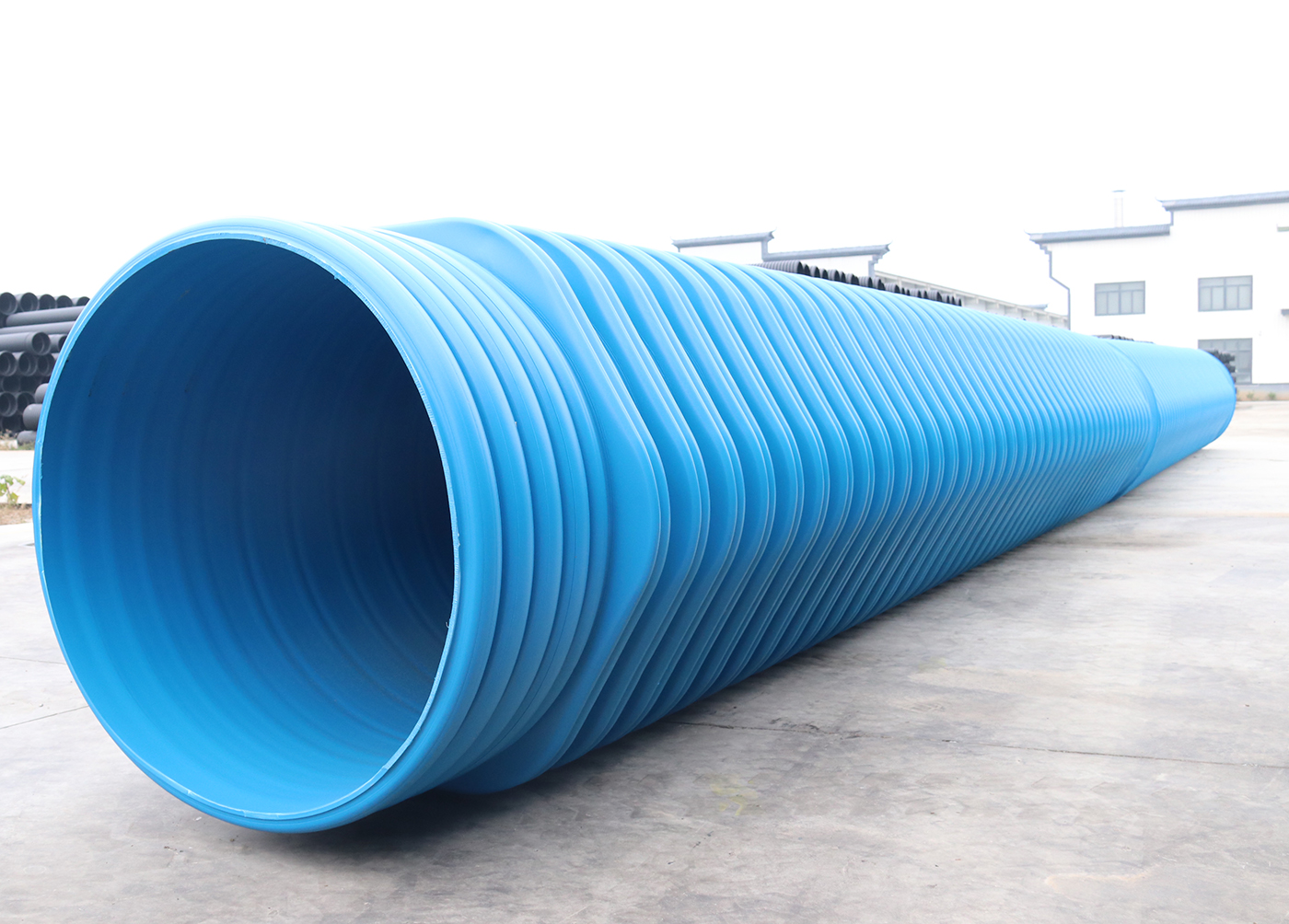 增强高密度聚乙烯六棱结构壁管材